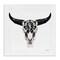 Stupell Industries Chic Brand Cattle Skull Canvas Wall Art Design by Amanda Greenwood